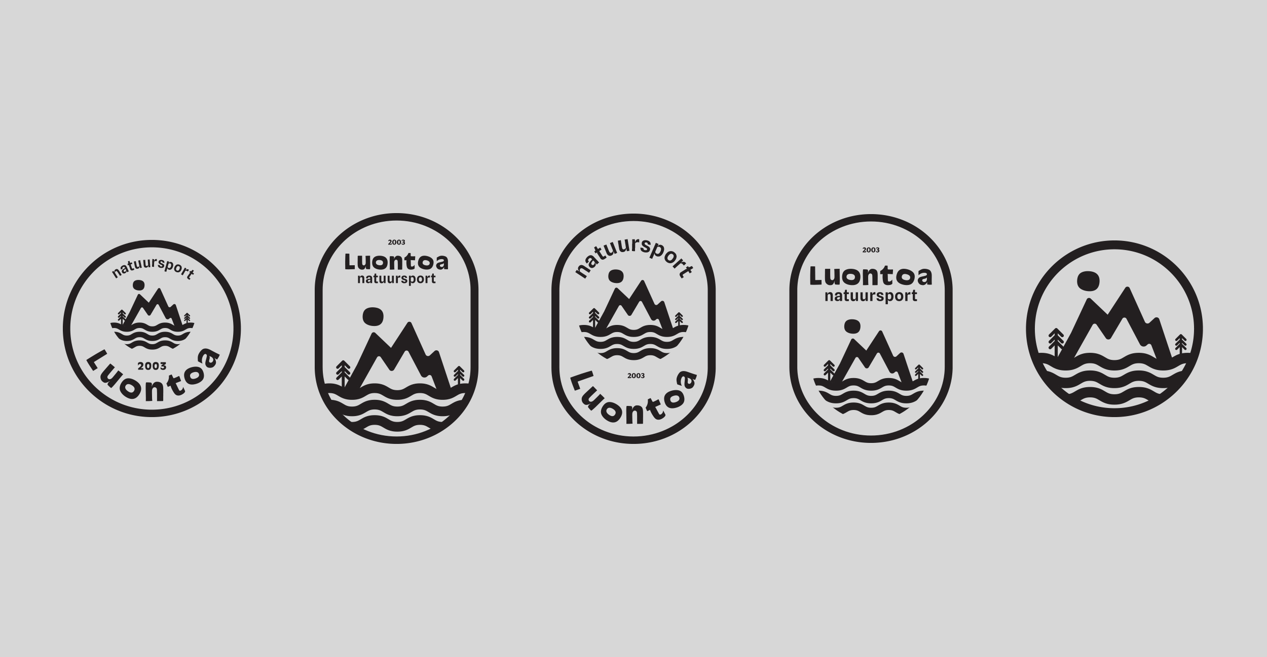 badges ontwerp Luontoa natuursport