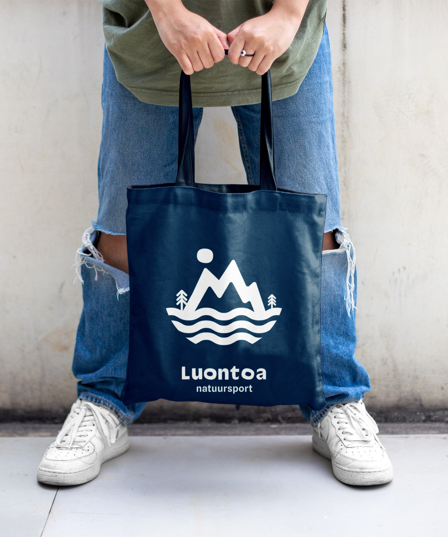 totebag ontwerp voor Luontoa natuursport