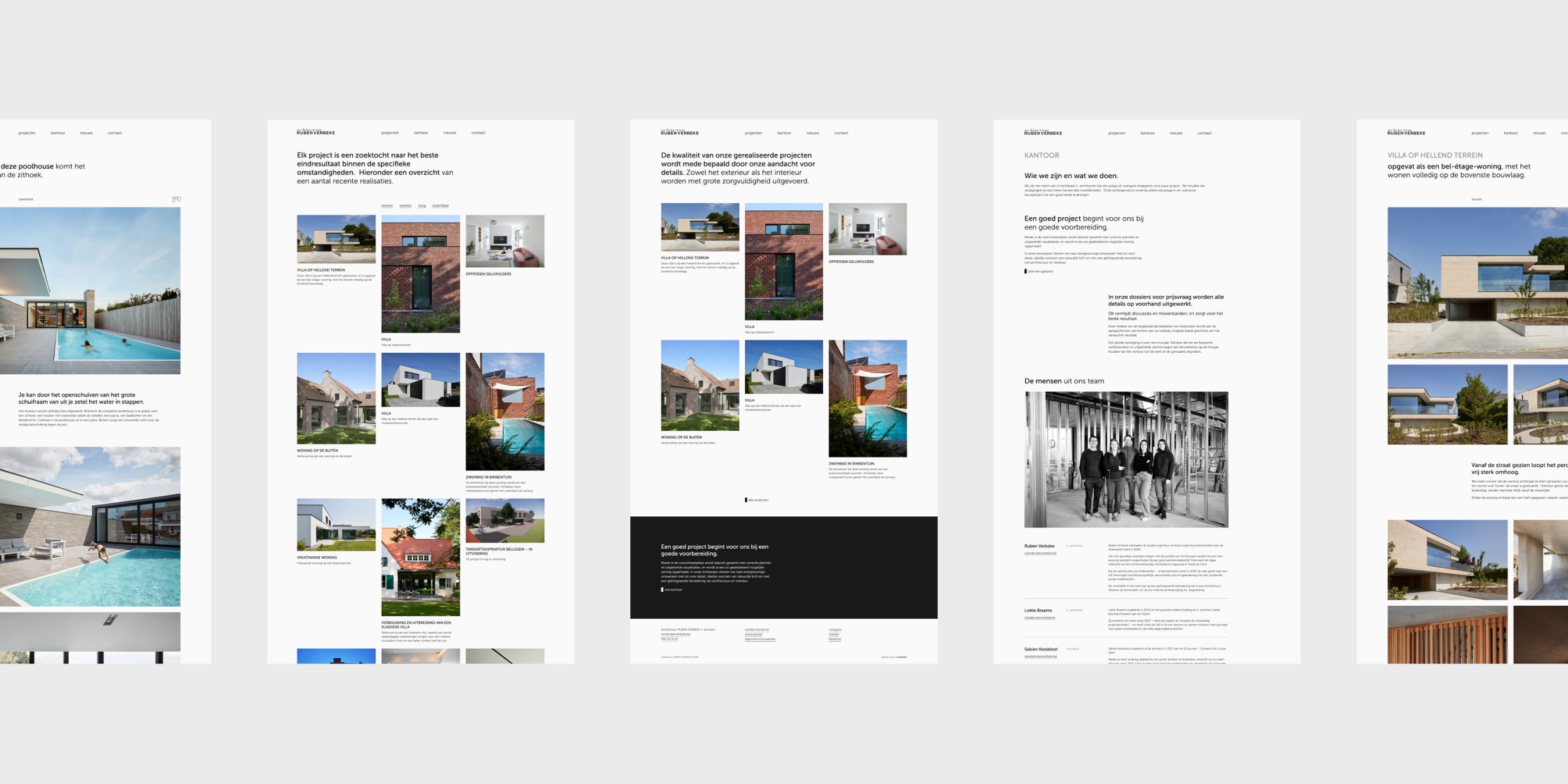 webdesign architectuur Ruben Verbeke